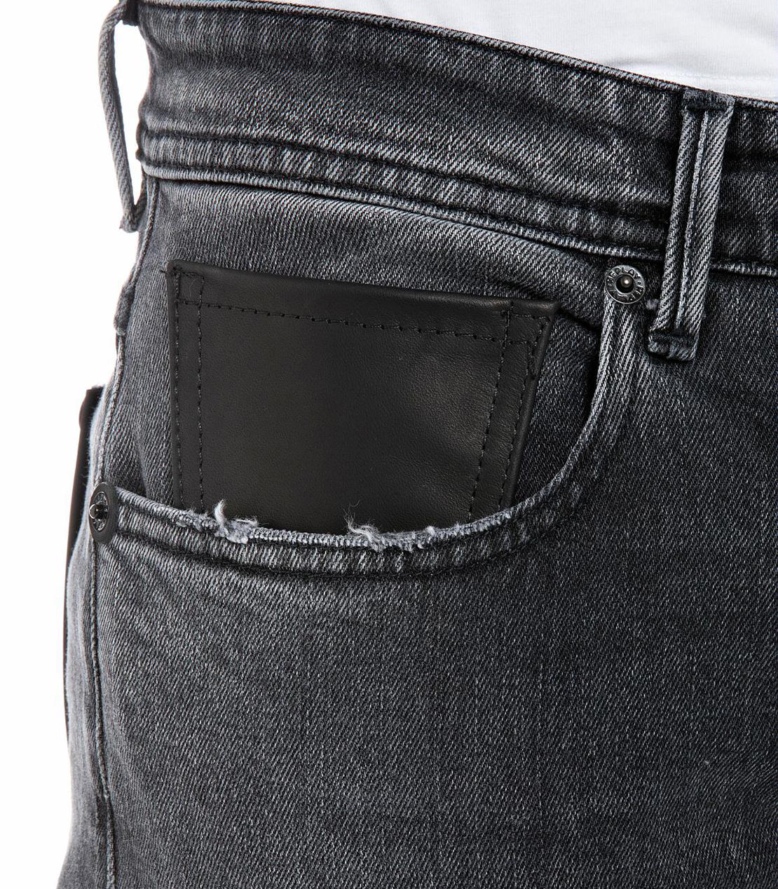 レギュラースリムWILLBI MAESTRO ブラックデニム 詳細画像 ブラック 7